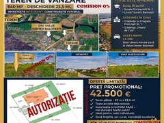 Ocazie! Teren 540 mp Balotesti/Corbeanca | Proiect + Avize | Autorizatie in curs