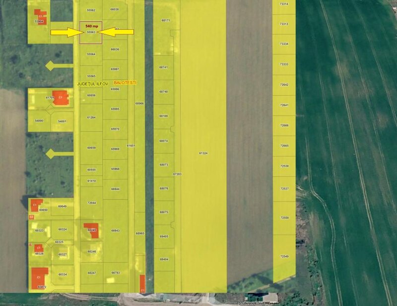 Balotesti/ Corbeanca Ocazie! Teren 540 mp  Proiect + Avize  Autorizatie in curs
